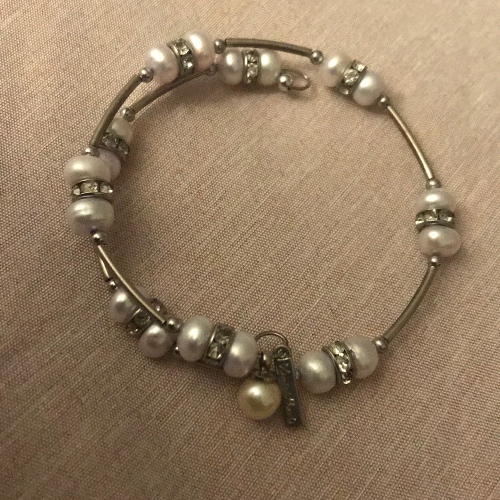 Vantel Pearls Wisteria wrist candy wrap bracelet
